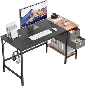 image:imageHOMIDEC Office Desk Computer Desk with Drawers 47 Study Writing Desks for Home with Storage Shelves Desks amp Workstations for Home Office Bedroom